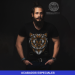 Oso Bordado Negro Hombre / Unisex